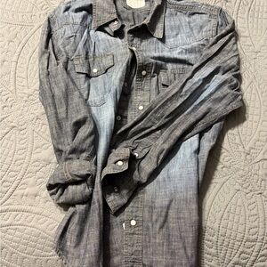 Men's PD&C Denim Button-Up Shirt